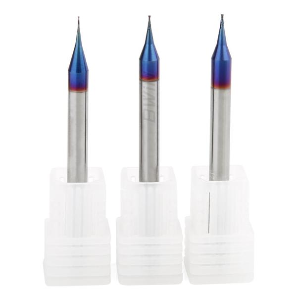 Buy cheap Solid Carbide 2 Flutes 0.5 Mm Micro Diameter Square End Mill HRC65 2flute Endmill from wholesalers
