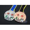 Buy cheap Sublimated Ribbon Custom Sports Medals Athletics Medals For Canada Sports Skiing Events from wholesalers