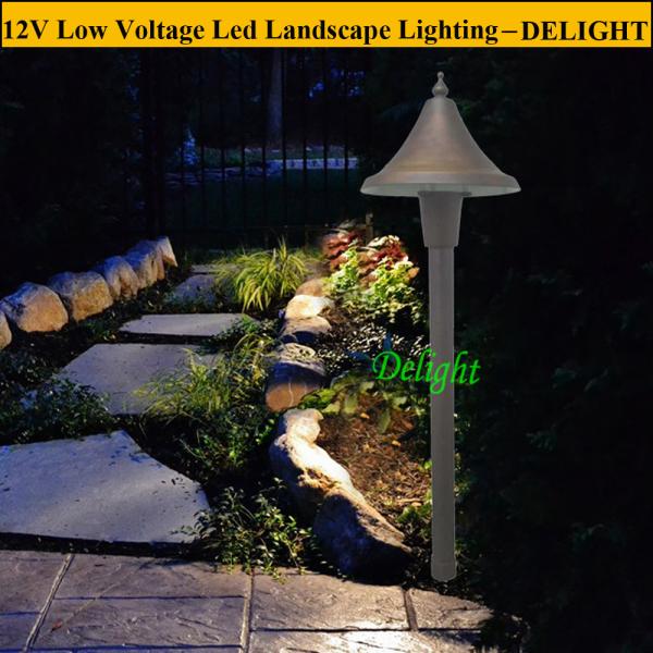Outdoor Lighting Fixture Garden Pathway LED Path Light 12v Low Voltage Solar