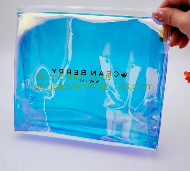 Packaging Bag Customized PVC Zipper Bag,frosted slider transparent Zip lockkk water proof clear pvc custom bag bags zipper