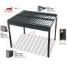 Buy cheap 10' × 10' Adjustable Hardtop Manual Louvered Pergola Outdoor Patio Sun Shade Shelter from wholesalers