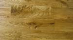 Oak Solid 3-strips, hand-scraped,distressed,UV lacquer
