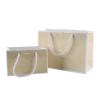 Buy cheap Customized Size Paper Shopping Bags With Silk Ribbon / Circle Tube Handle from wholesalers