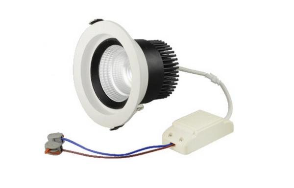 Buy cheap 40W 3300 Lumen COB LED Down Light 85 -277V AC CREE Chip For Office , Exhibition Hall from wholesalers