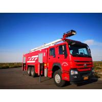 Buy cheap HOWO 336KW Water Tower Fire Truck 10 Wheeled With 10000L Water Capacity product
