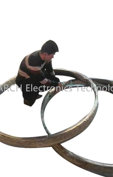 Buy cheap Pancake Slip Ring Components 500RPM Generator Slip Ring With Flange from wholesalers