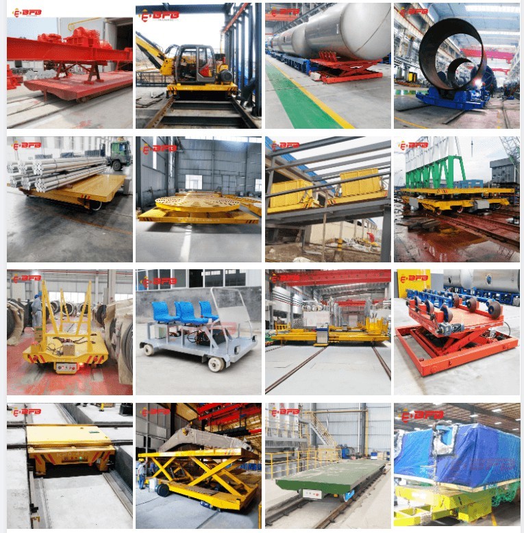 Industrial Electric Two Bogie 75t Turn Table For Assembly Line Rotating