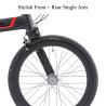 Buy cheap 20" Carbon Fiber Folding Bicycle , 9 Speed Sava Z1 Folding Bike from wholesalers