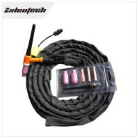 Buy cheap 4M 8M Length Adjustable Tig Mig Welder Accessories Gas Cooled WP17 TIG Torch product