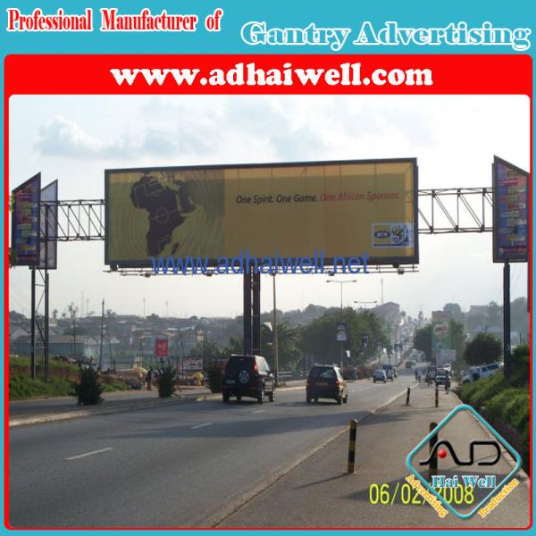 Buy cheap Gantry Spanning Advertising Billboard Sign Construction from wholesalers