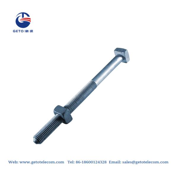 Buy cheap HDG MB Machine ISO 9001 Square Head Nuts And Bolts from wholesalers