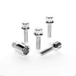 Radius Wheel Lug Bolts 17 / 19 Mm , Ball Seat Lug Bolts High Tensile Graded