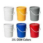 5 Gallon 20 Liter Plastic Bucket With Oil Nozzle For Chemical Liquid 100% PP