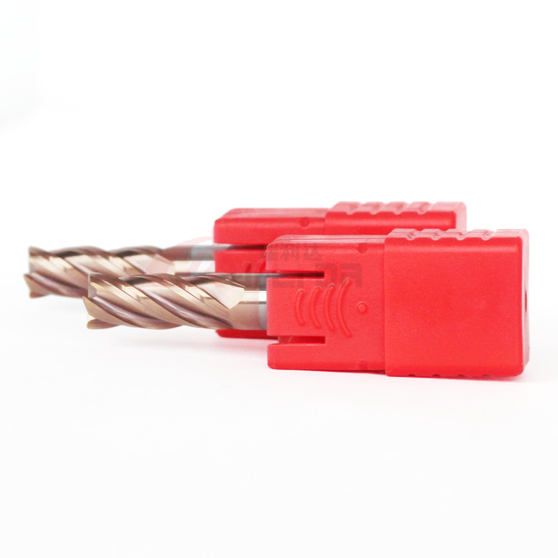 8mm 5/16 Radius End Mill 35 Degree Helix Copper Coating