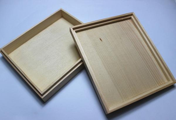 Buy cheap Custom Logo Wooden Wedding Photo Album Box , Wooden Photo Box With Hinged Lid / Lock from wholesalers