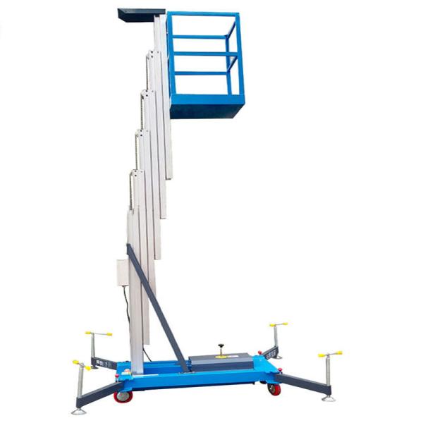 Buy cheap Lightweight Easy Use Vertical Mast Lift Aluminium Alloy Electric from wholesalers