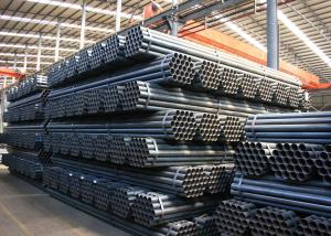 China Welded Carbon Plain End Erw Steel Pipe And Tube Api 5l / En10219 Round on sale