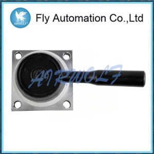 Buy cheap 4 Ways Hand Switch Valve G1/4 K34R6-8B Aluminum Alloy Silver 3 Positions from wholesalers