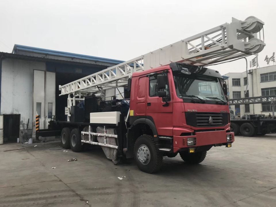 BZC400CHW Truck Mounted Pile Drilling Machine 400m Depth Sinotruk Chassis