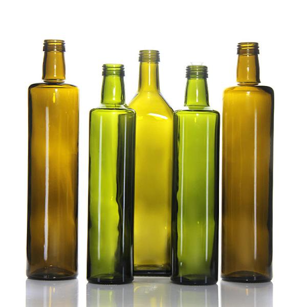 Buy cheap ODM Green Olive Glass Oil Bottle Container With Pump Head 17oz from wholesalers