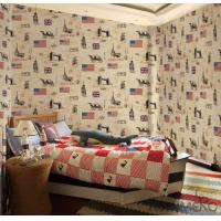 Buy cheap Non Woven Paper Unisex Kids Wallpaper , 0.53*10M Modern Kids Wallcovering product