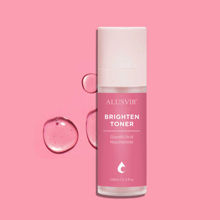 Private Label Korean Skincare Vitamin C Glycolic Acid Face Toner Skin Care Brightening Anti-Aging Facial Toner for Black Women