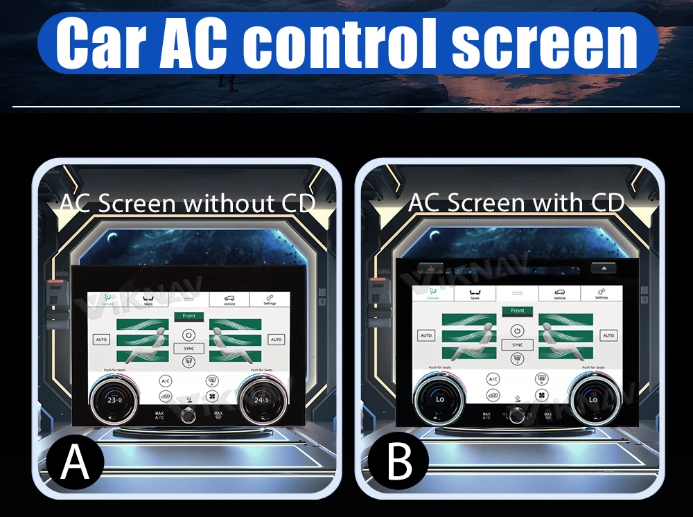 Land Range Rover Vogue L405 Car Hvac AC Control Panel 2013-2017 10.4 Inch Climate Board