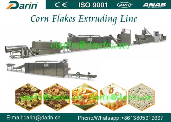 Buy cheap Corn Flakes Breakfast Snack Production Line equiped with Packing Machine from wholesalers