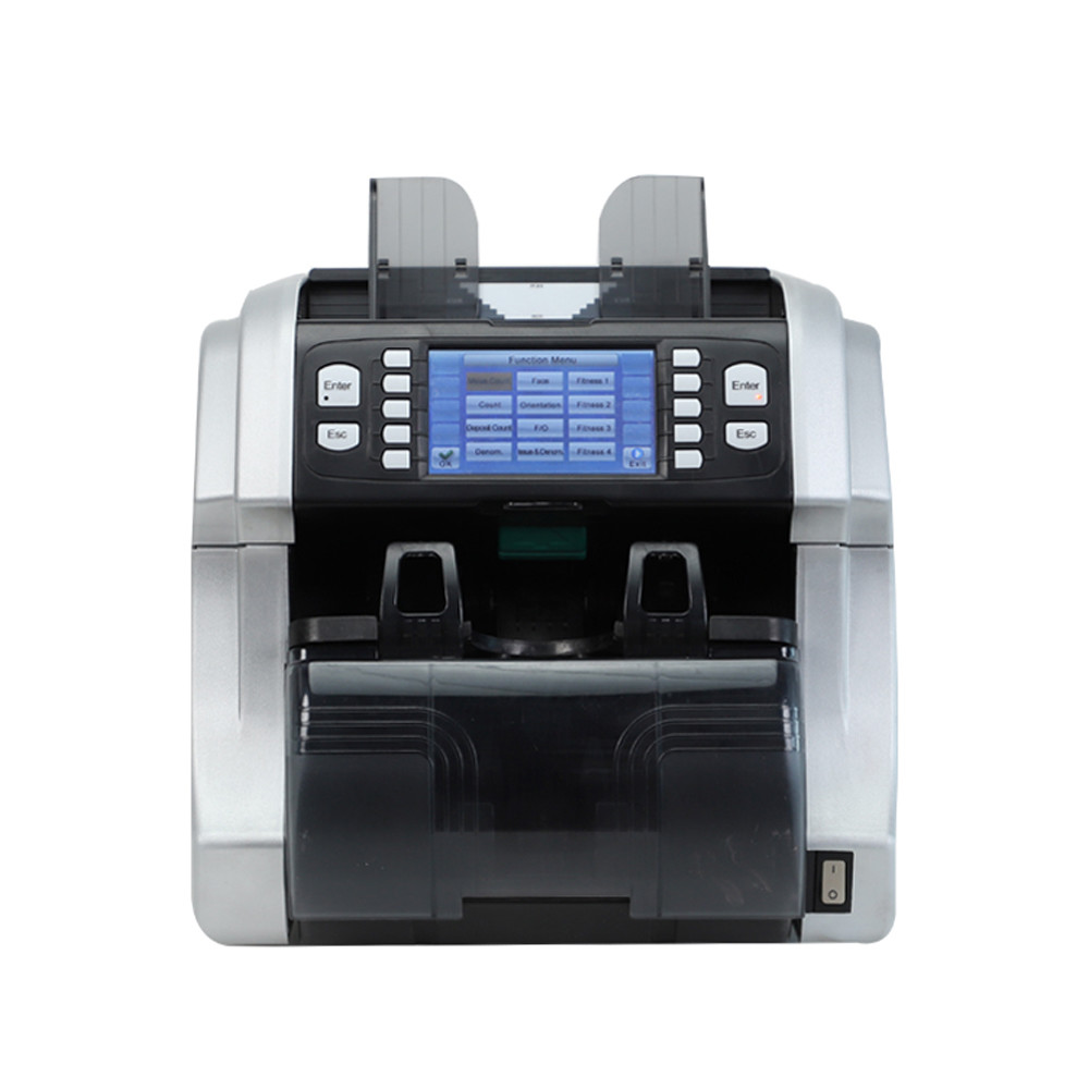 MUTLI CURRENCIES 1+1 POCKET FITNESS BANKNOTE SORTER F101 PROFESSIONAL MACHINE FOR BANKS