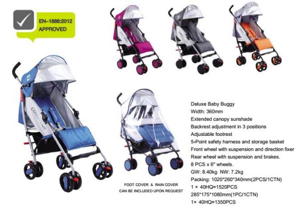 Buy cheap Deluxe baby buggy from wholesalers
