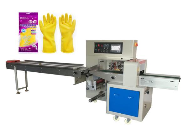 Buy cheap Malaysia Rubber Gloves Packing Machine , CE Certificate Flow Wrapping Machine from wholesalers