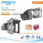 Speed Automatic Flute Laminator Anticorrosive Paperboard Hot Film Unique Vacuum