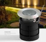 Steel Glass 7W LED Underground Lamp IP67 3000K Waterproof