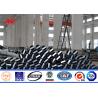 Buy cheap Tapered Octagonal Cctv Steel Utility Pole Galvanized Metal Tubular Power from wholesalers