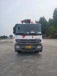 Mercedes Benz Used in 2014 Zoomlion Orange 47M Concrete Pump Truck with Concrete