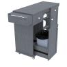 Buy cheap Movable Kitchen Island Wood Countertop With Drawers Storage from wholesalers