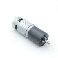 Buy cheap Gearbox 24V DC Brush Gear Motor Low Noise NEMA 17 42mm 1:25 200Rpm 0.75A product
