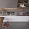 Buy cheap Contemporary Custom Particle Board Lacquer Kitchen Cabinet Residential Indoor Kitchen Cabinets For Hotel from wholesalers