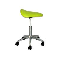 Buy cheap Green Saddle Office Chair For Hair Cutting , Pu Leather Saddle Seat Stool product