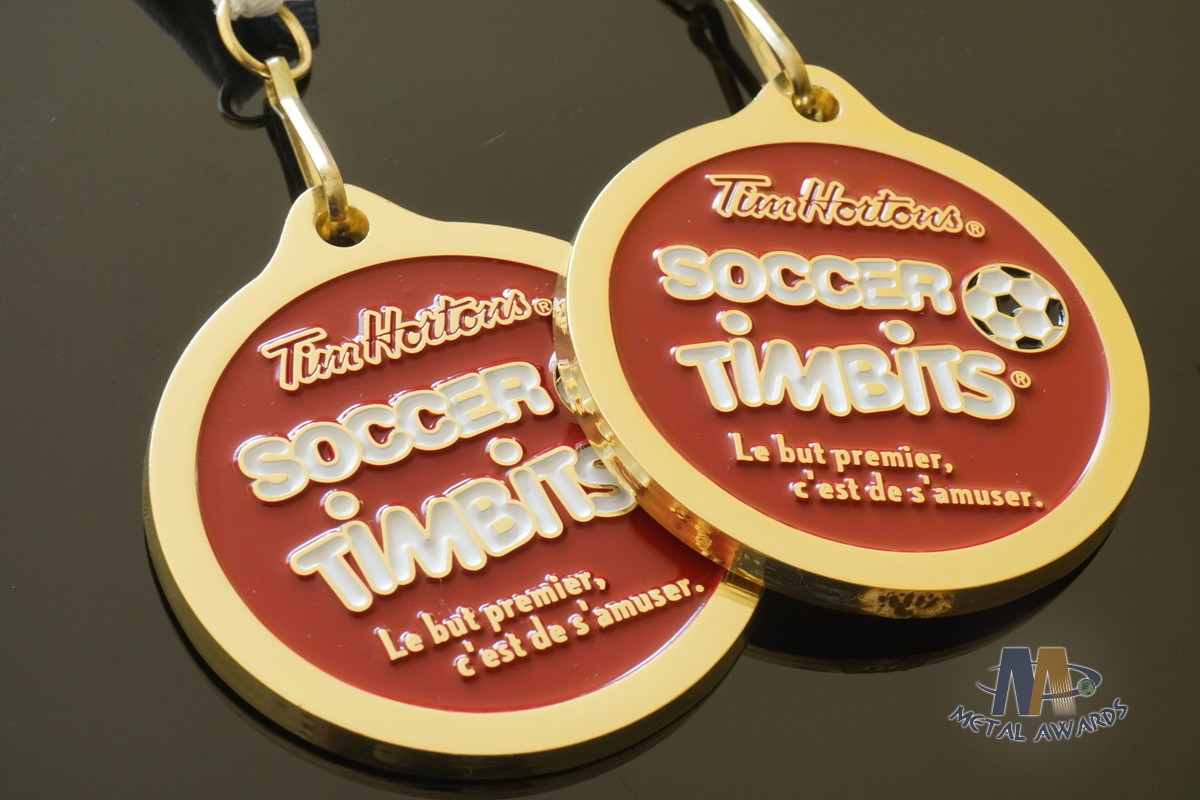 Personalized Soccer Zinc Alloy Medal Running And Football Medallions