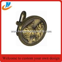 Buy cheap Hengchuang crafts cheap wholesale custom 3D metal cufflinks for men product