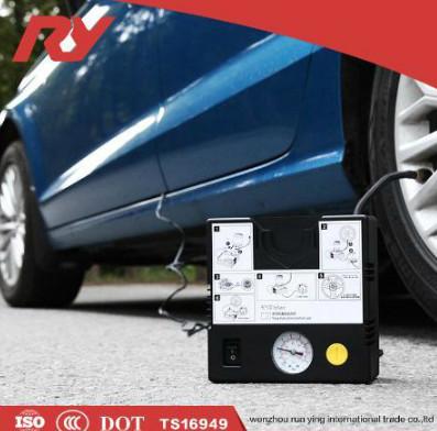Buy cheap Powerful Motor Car Tire Inflator Air Compressor , 12V Tyre Inflator 120W 10A Pump from wholesalers