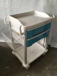 ABS Medical Trolley On Wheels Medicine Dispensing Crash Cart Hospital
