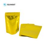 Metallic Gold Matte Stand Up Pouch Gravnre Printing Aluminum Foil Zipper Bags
