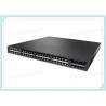 Buy cheap Cisco Fiber Optic Ehternet Switch WS-C3650-48TS-S 48 Ports Layer 3 IP Base IOS Managed from wholesalers