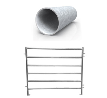 30x60mm Galvanized Cattle Fence Panels Heavy Duty / Horse Yard Panel