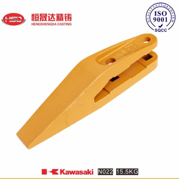 Quality N012 Kawasaki Excavator Wheel Loader Teeth Crack-Resistant Alloy Steel for sale
