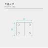 Buy cheap 12mm Plastic Right Angle Bracket High Durability Furniture Panel Connector from wholesalers