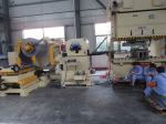 Material Rack Sheet Metal Decoiler Linearizer , Steel Coil Straightener