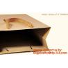 Buy cheap OEM/ODM Production Branded Luxury Design Printing Brown Craft Custom Kraft Paper Shopping Bag, Personalized Gift Bags wh from wholesalers